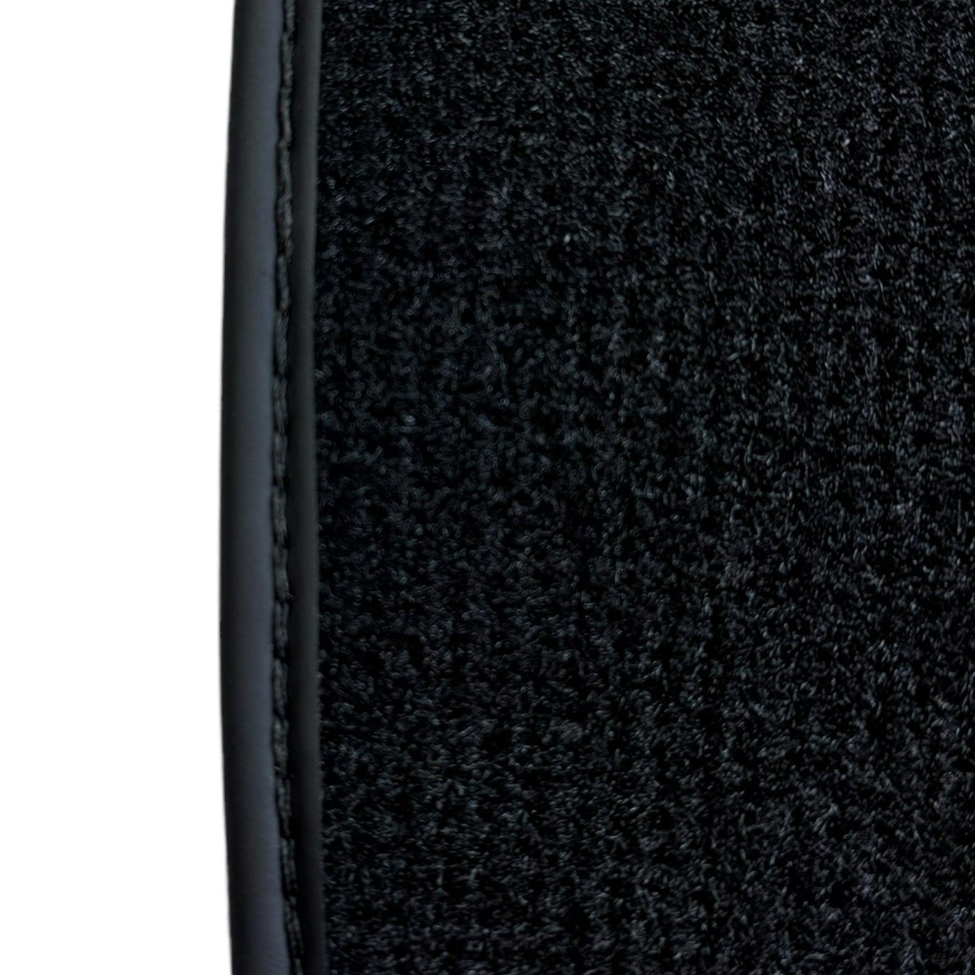 Black Floor Mats For Ferrari 456 (1992-2003) Italian Edition with Leather - AutoWin