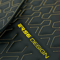 Black Leather Floor Mats for Rolls-Royce Cullinan RR31 (2018-2023) ER56 Design - AutoWin