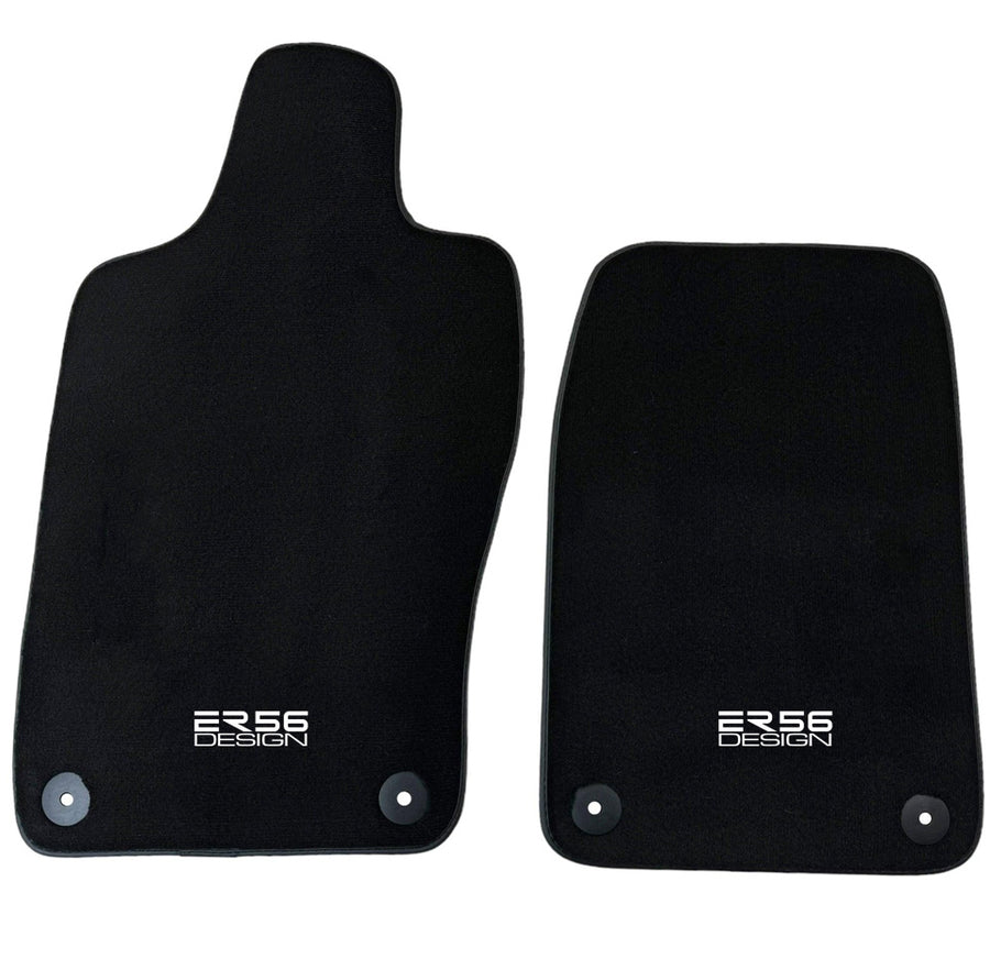 Alfombrillas de coche negras para Aston Martin DB11 Volante (2018-2023) Convertible - ER56 Design