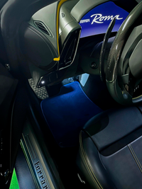 Tapis de voiture bleu foncé pour Ferrari Roma (2021-2024)
