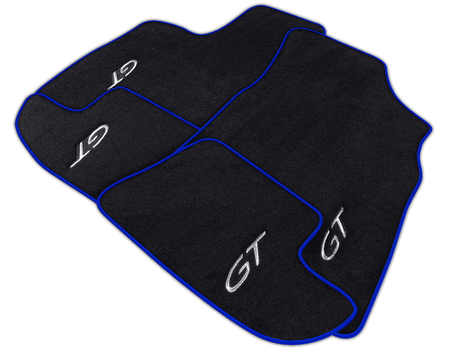 Black Floor Mats for Bentley Continental GT (2003-2011) | Various Trim Colors