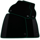 Customizable Black Floor Mats for Audi A6 - C5 Sedan (1997-2002)