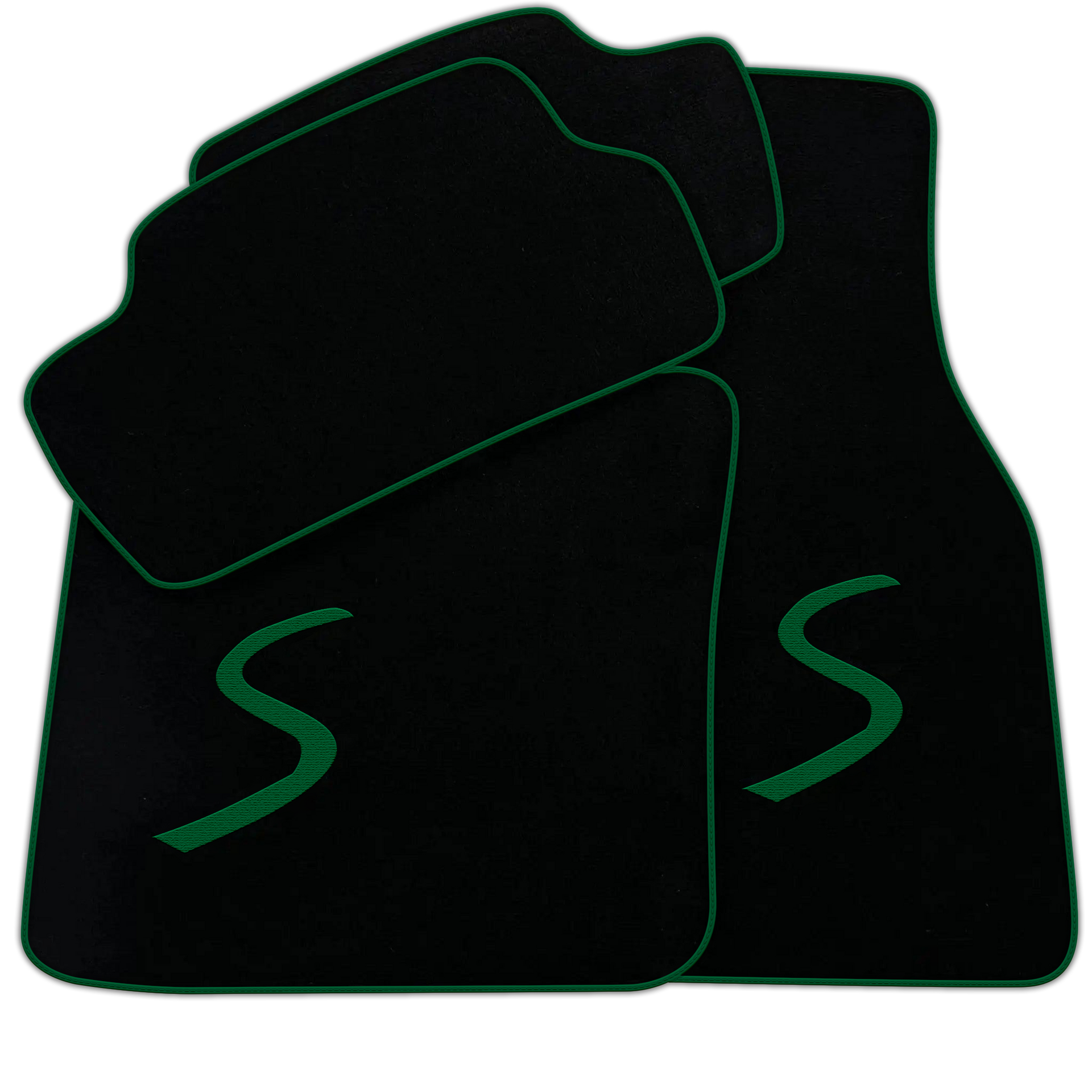 Black Floor Mats for Mini Cooper / One Electric (2020-2023)