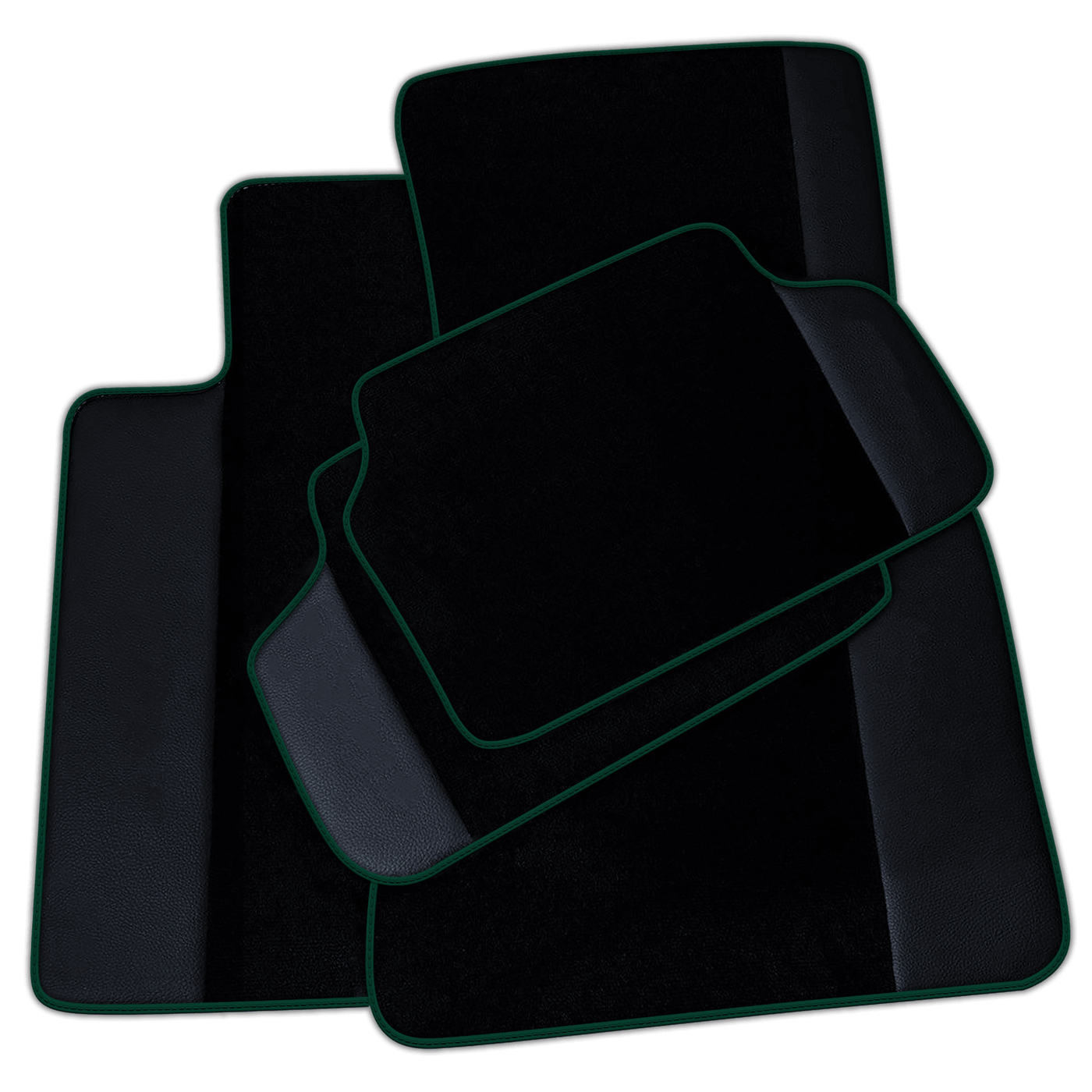 Black Floor Mats for BMW 2 Series F74 Gran Coupe (2025-2026) with Leather | Various Trim Colors