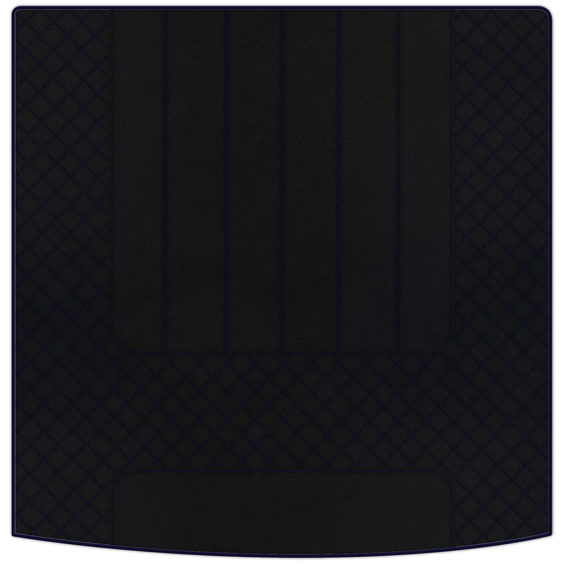 Tapis de voiture en cuir personnalisables avec motif linéaire pour Bentley Mulsanne (2010-2020) - AutoWin