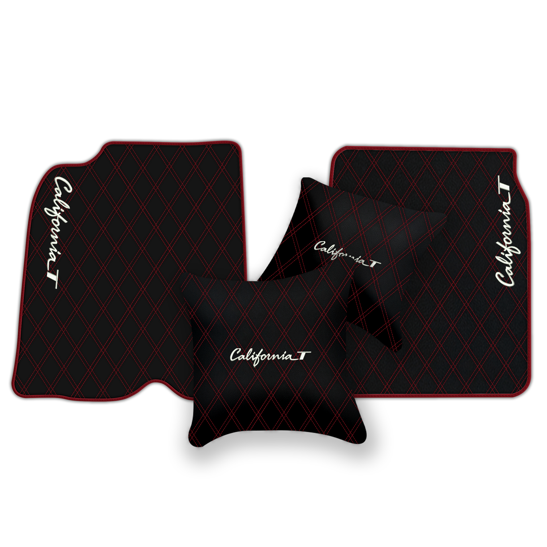 Tapis de voiture noirs pour Ferrari California T 2015–2018 - AutoWin