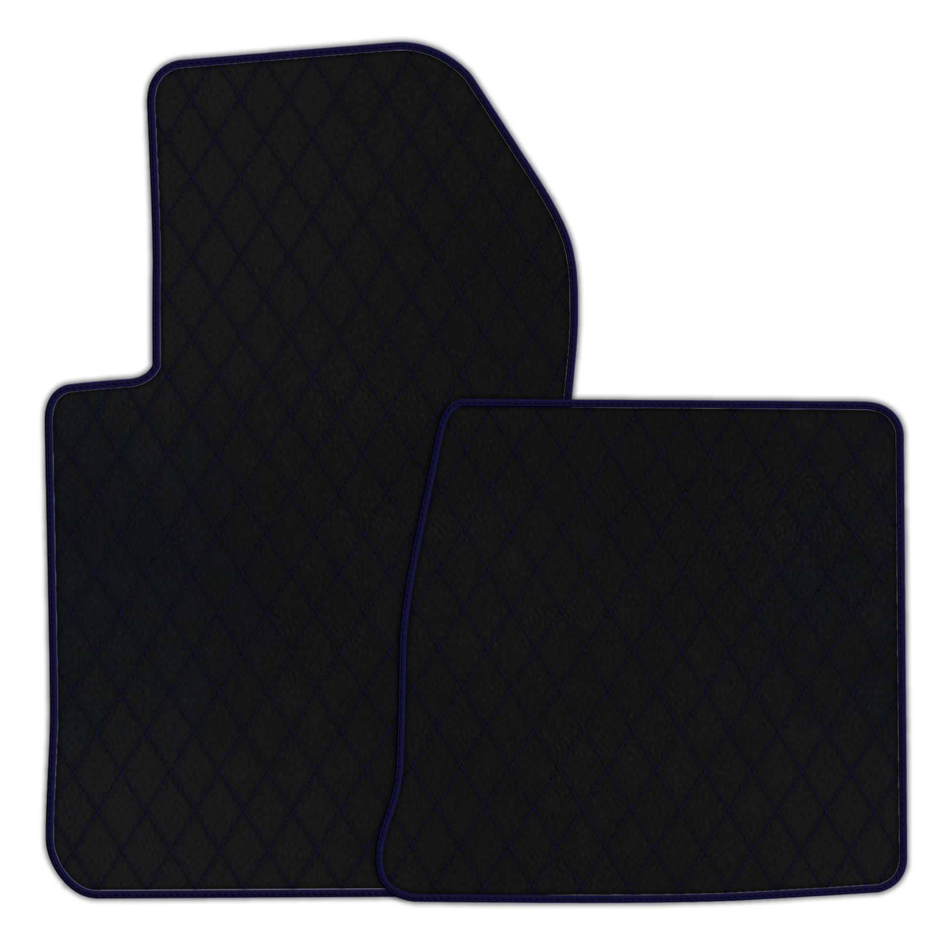 Custom Black Leather Floor Mats for Ferrari 599 Coupe (2006-2012)