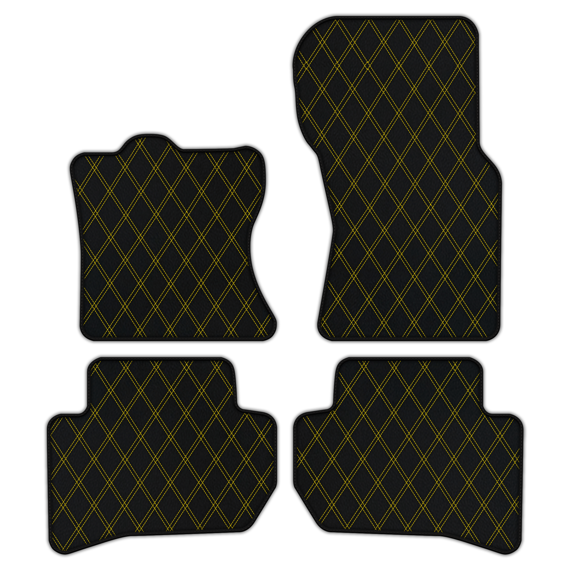 Custom Leather Floor Mats for Range Rover Velar | Divario Pattern