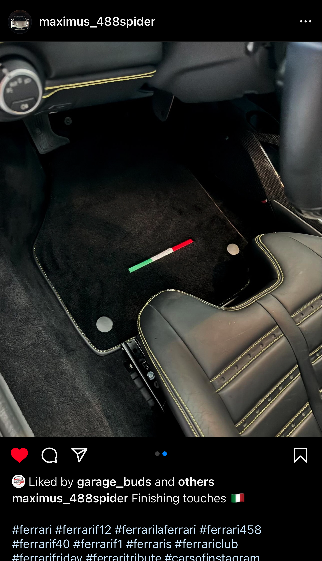 For 488 Spider (2016-2022)