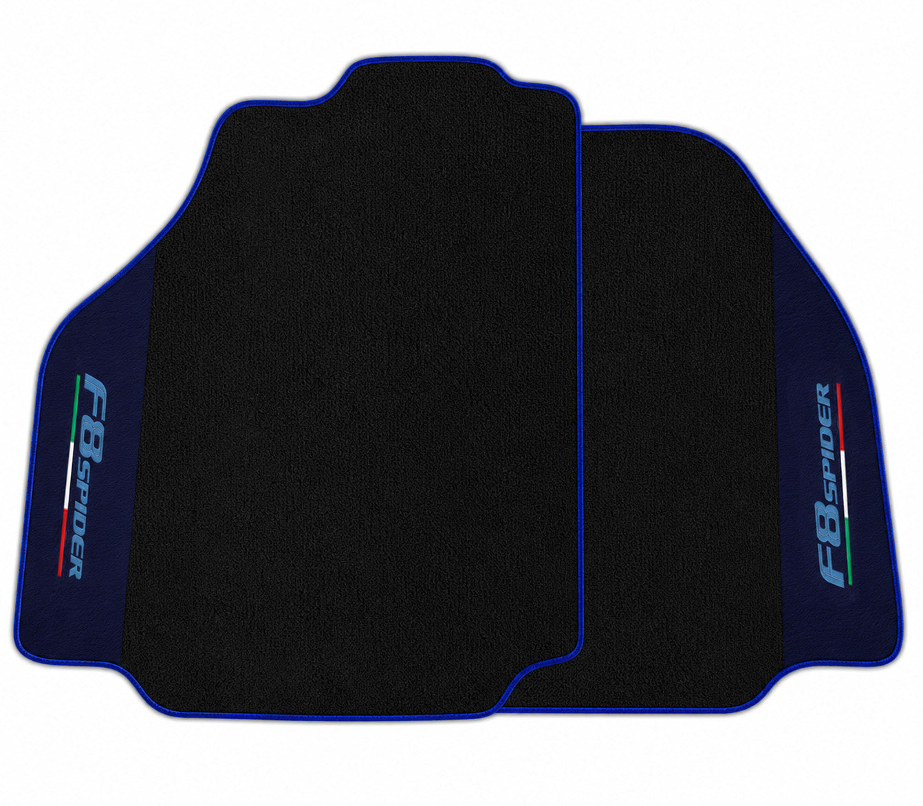 Floor Mats For Ferrari F8 Spider 2019-2023 Dark Blue Leather