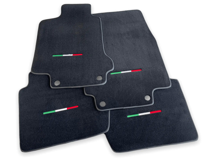 Floor Mats For Maserati GranTurismo MC Stradale (2011-2015) Black IT Edition - AutoWin