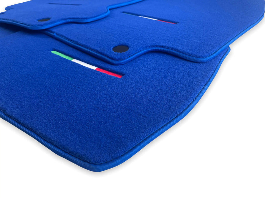 Floor Mats For Maserati GranTurismo MC Stradale (2011-2015) Blue IT Edition - AutoWin