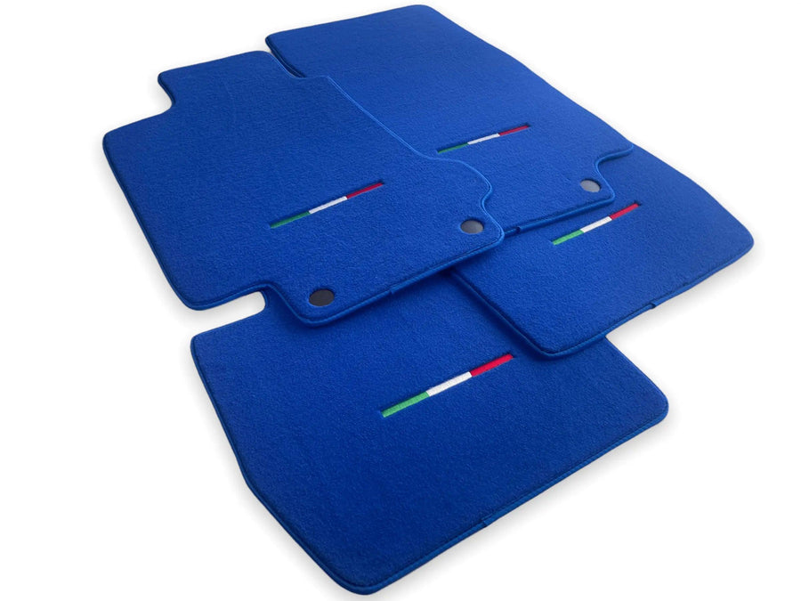 Floor Mats For Maserati GranTurismo MC Stradale (2011-2015) Blue IT Edition - AutoWin