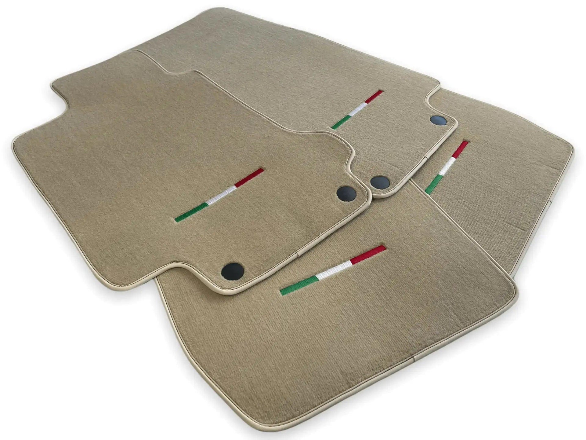Floor Mats For Maserati GranTurismo Sportline (2009-2019) Beige IT Edition - AutoWin