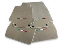 Floor Mats For Maserati GranTurismo Sportline (2009-2019) Beige IT Edition - AutoWin
