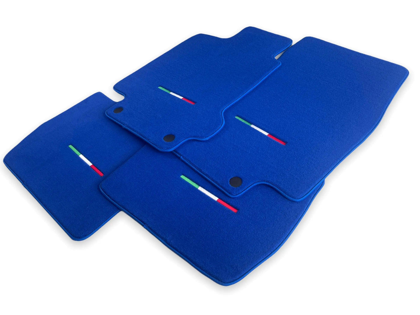 Floor Mats For Maserati GranTurismo Sportline (2009-2019) Blue IT Edition - AutoWin