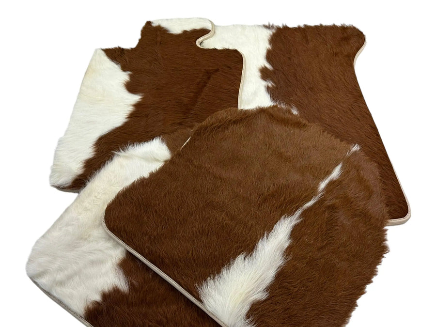 Floor Mats For Rolls Royce Ghost Series II (2021-2024) Cow Leather - AutoWin