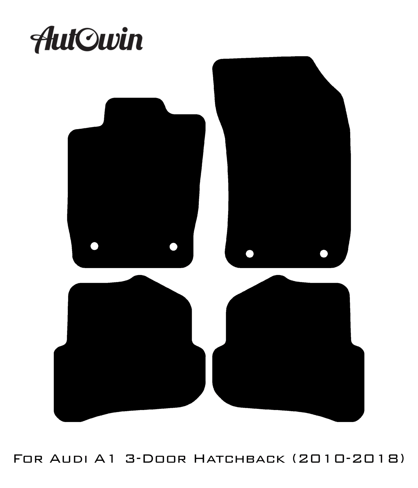 Floor Mats for Audi A1 3-door Hatchback 2010-2018 - AutoWin