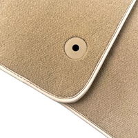 Beige Car Floor Mats for Porsche Cayenne GTS (2003-2010) with Alcantara Leather