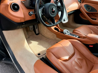 Tapis de Voiture Pour McLaren 570S (2015-2021) Set de Tapis en Velours Beige AutoWin