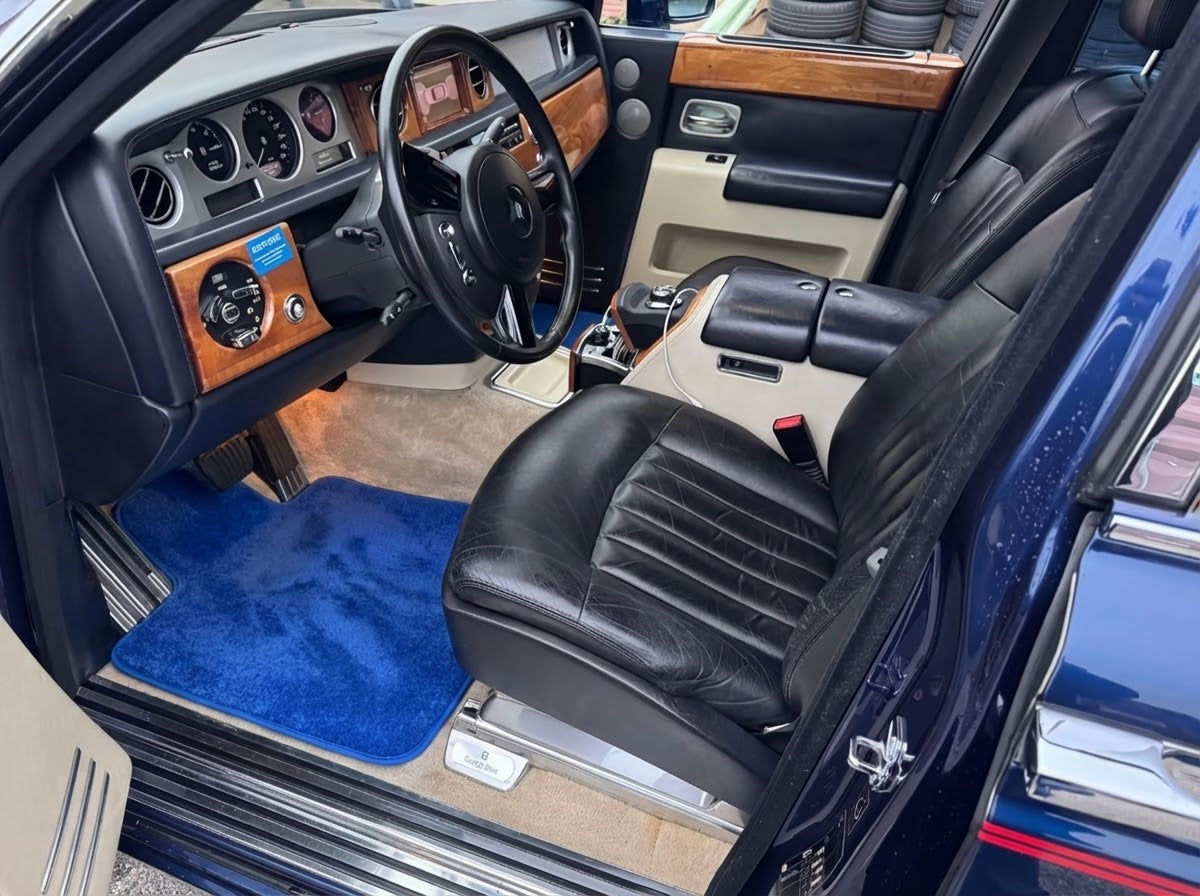 Floor Mats For Rolls Royce Phantom Drophead Coupe 2007–2016 Blue