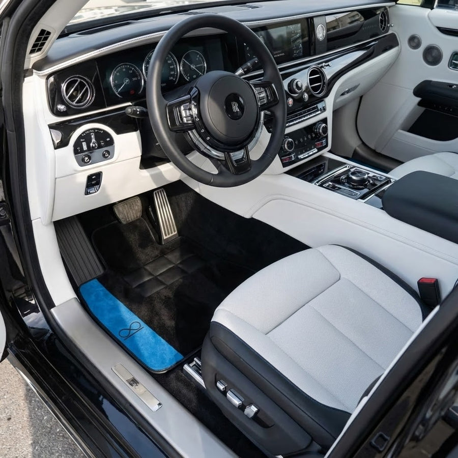 Tapis de voiture noirs pour Rolls Royce Spectre (2023-2024)