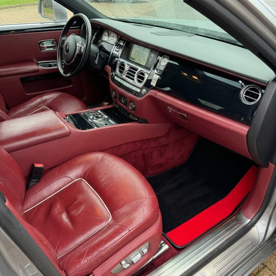 Tappetini per auto neri su misura per Rolls Royce Ghost