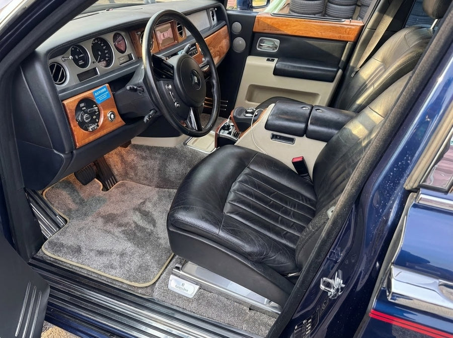 Tappetini per auto per Rolls Royce Phantom Drophead Coupe 2007–2016 Beige Rovbut