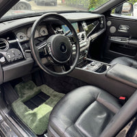 Tappeti per auto in pelle di pecora verde chiaro per Rolls-Royce Ghost Serie I (2010–2020)