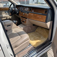 Natural Color Medical Sheepskin Floor Mats for Rolls Royce Phantom Drophead Coupe | Relugan