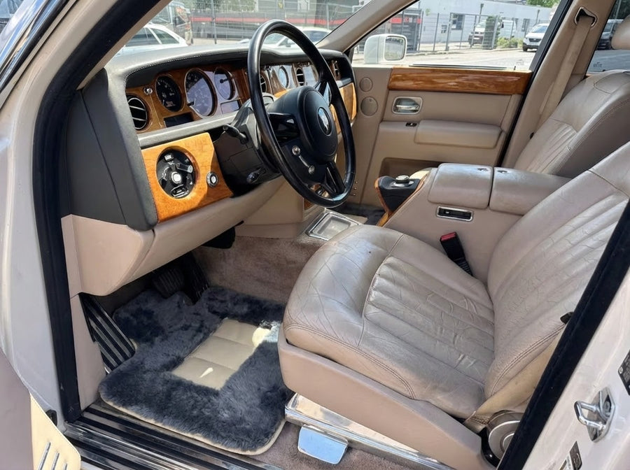 Schaffell-Fußmatten für Rolls Royce Phantom Drophead Coupe 2007–2016 Er56 Designmarke