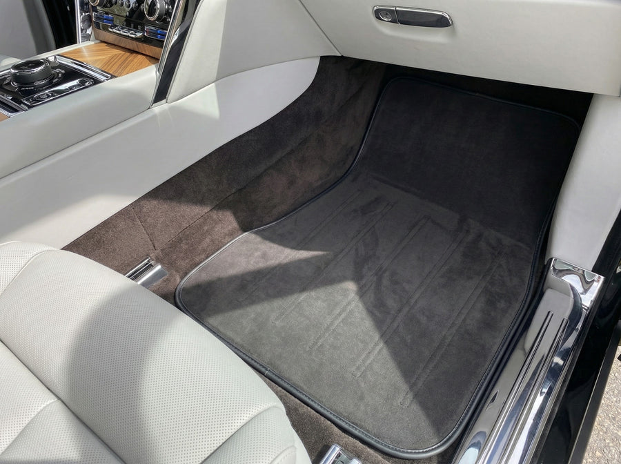 Alfombrillas de Alcántara para Rolls Royce Black Badge