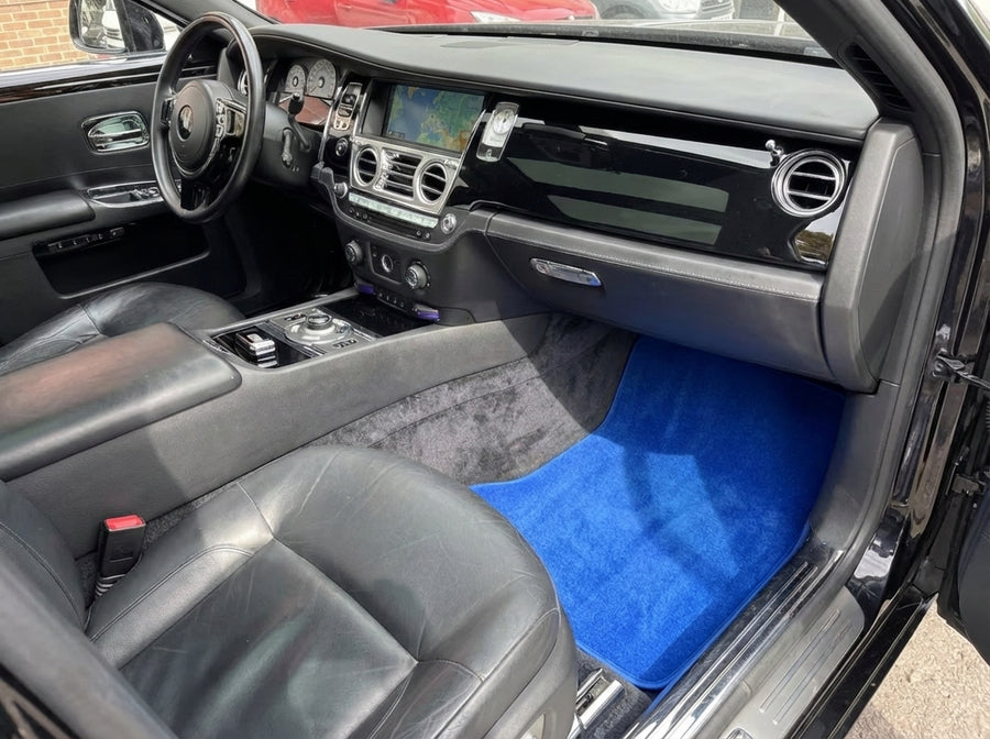 Fußmatten für Rolls Royce Ghost Serie I (2010–2020) Blau