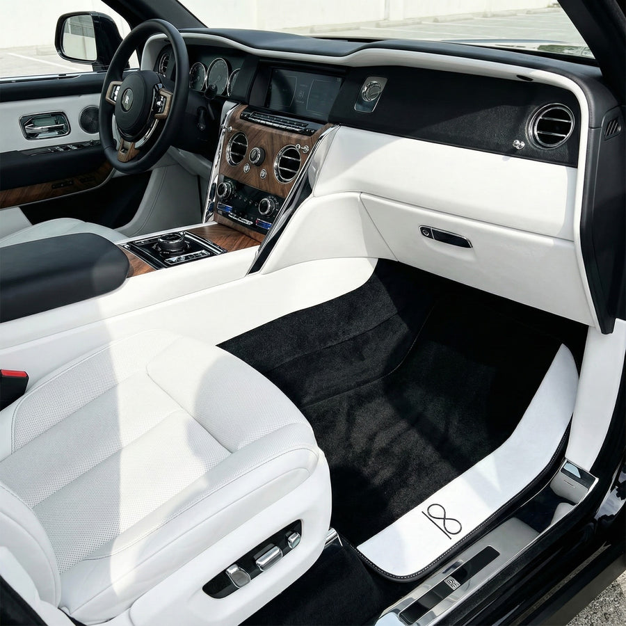 Tappetini per auto neri per Rolls Royce Black Badge Cullinan