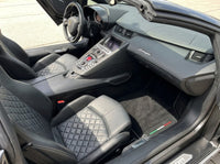 Customizable Black Floor Mats for Lamborghini Aventador With Alcantara Leather