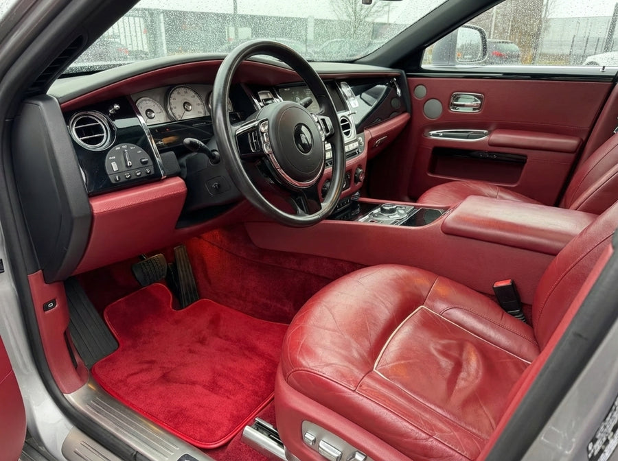 Tappetini per auto per Rolls Royce Ghost Series II (2021-2024) Rossi
