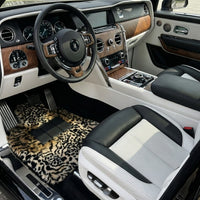 Alfombrillas de piel de leopardo para Rolls-Royce Cullinan (2018-2025)