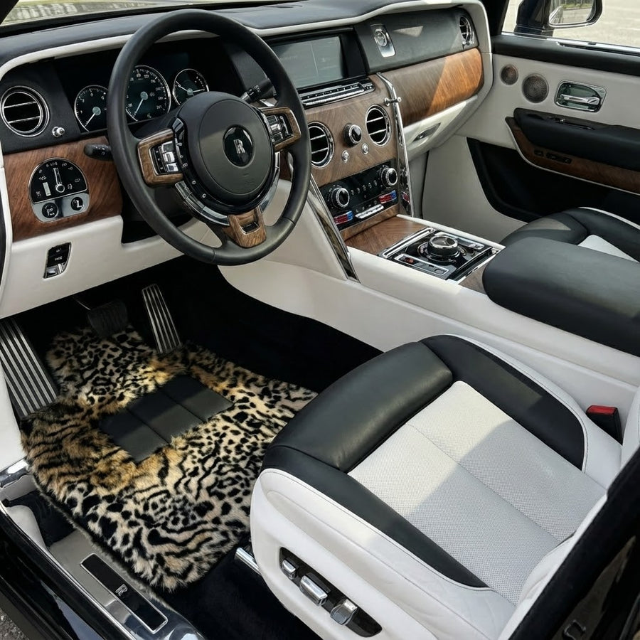 Leopardenfell Autofußmatten für Rolls-Royce Cullinan (2018-2025)