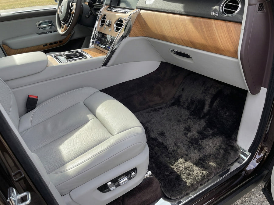 Tappetini in pelle di pecora Rolls Royce Cullinan Rr31
