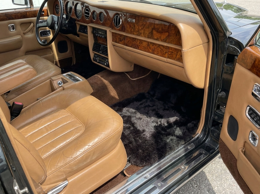 Echte Schaffell-Fußmatten Rolls Royce Wraith 2013–2023 Er56 Design