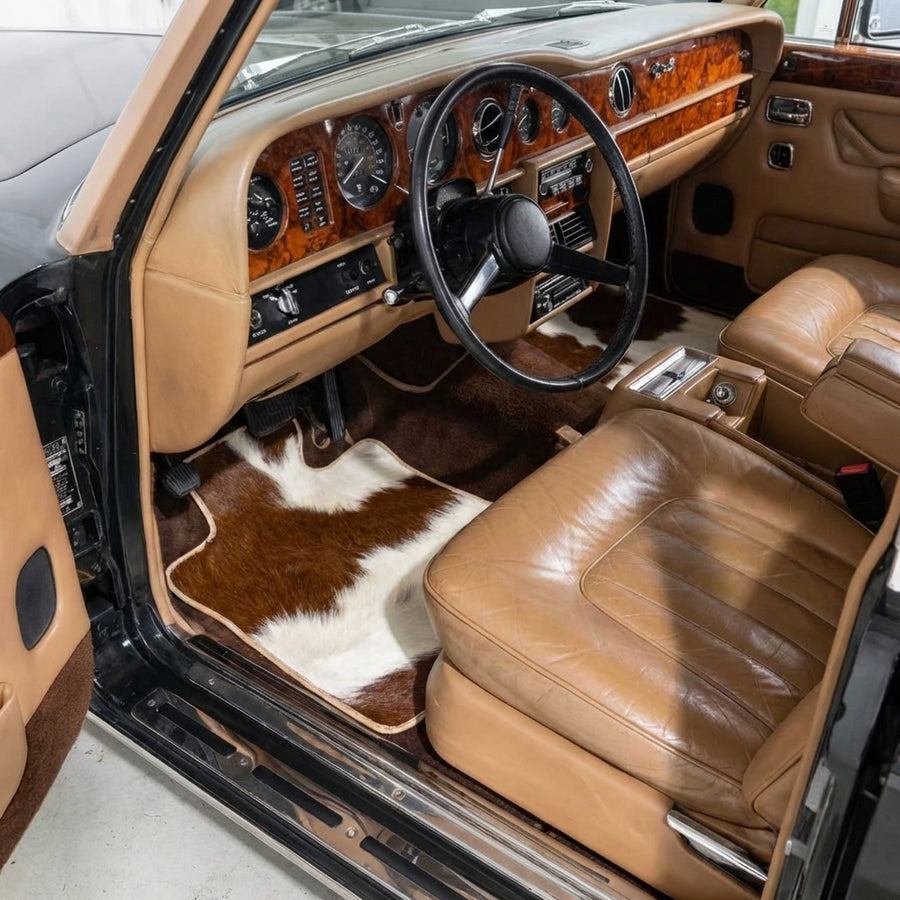 Fußmatten für Rolls Royce Wraith 2013–2023, Rindsleder