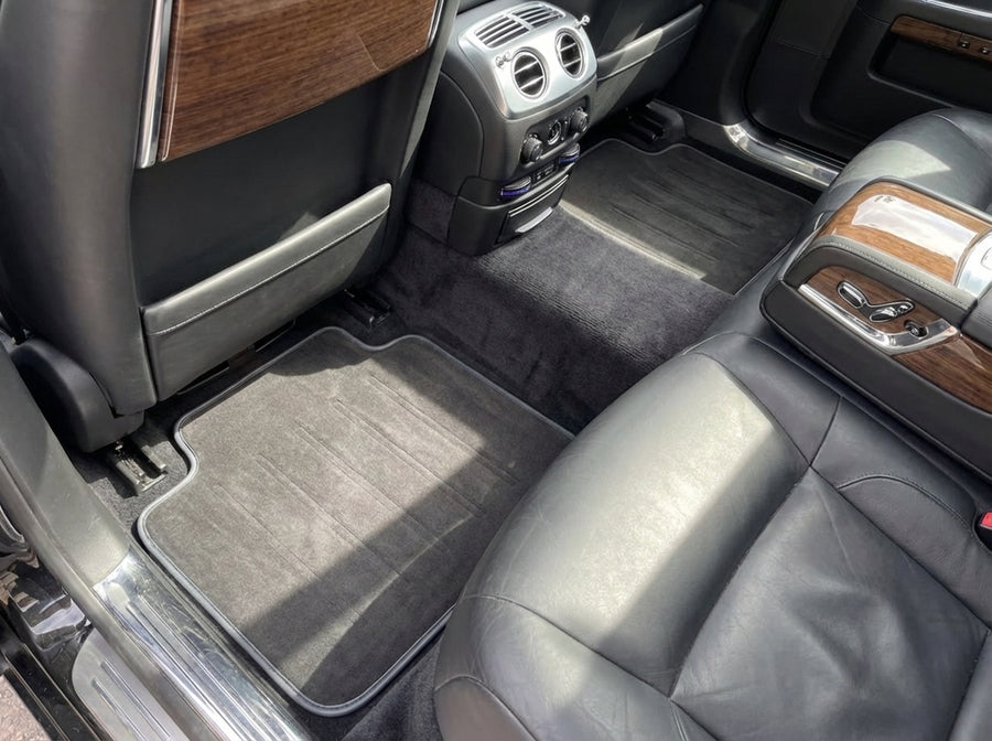 Alfombrillas de Alcántara para Rolls Royce Black Badge Ghost