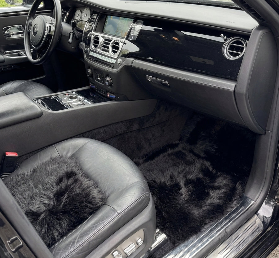 Tappetini in Pelle di Pecora per Rolls Royce Ghost Series I (2010–2020) Er56 Design Brand