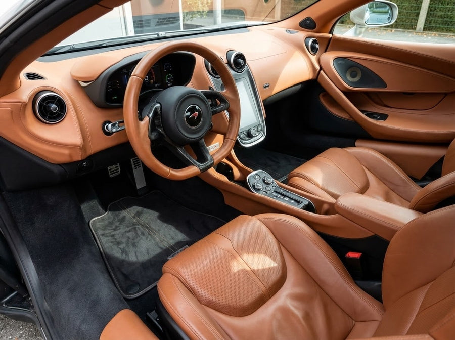 Tappetini per auto per McLaren 570S (2015-2021) Velluto Nero