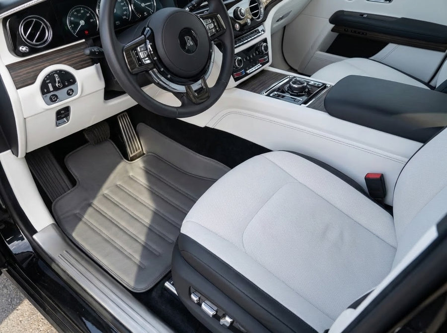 Tappetini in pelle per Rolls Royce Spectre (2023-2024) Nero