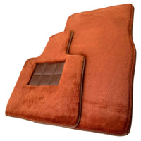 Ginger Color Sheepskin Floor Mats for Rolls-Royce Ghost Series II (2021-2024) - AutoWin