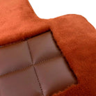 Ginger Color Sheepskin Floor Mats for Rolls-Royce Shadow (1965-1977) - AutoWin