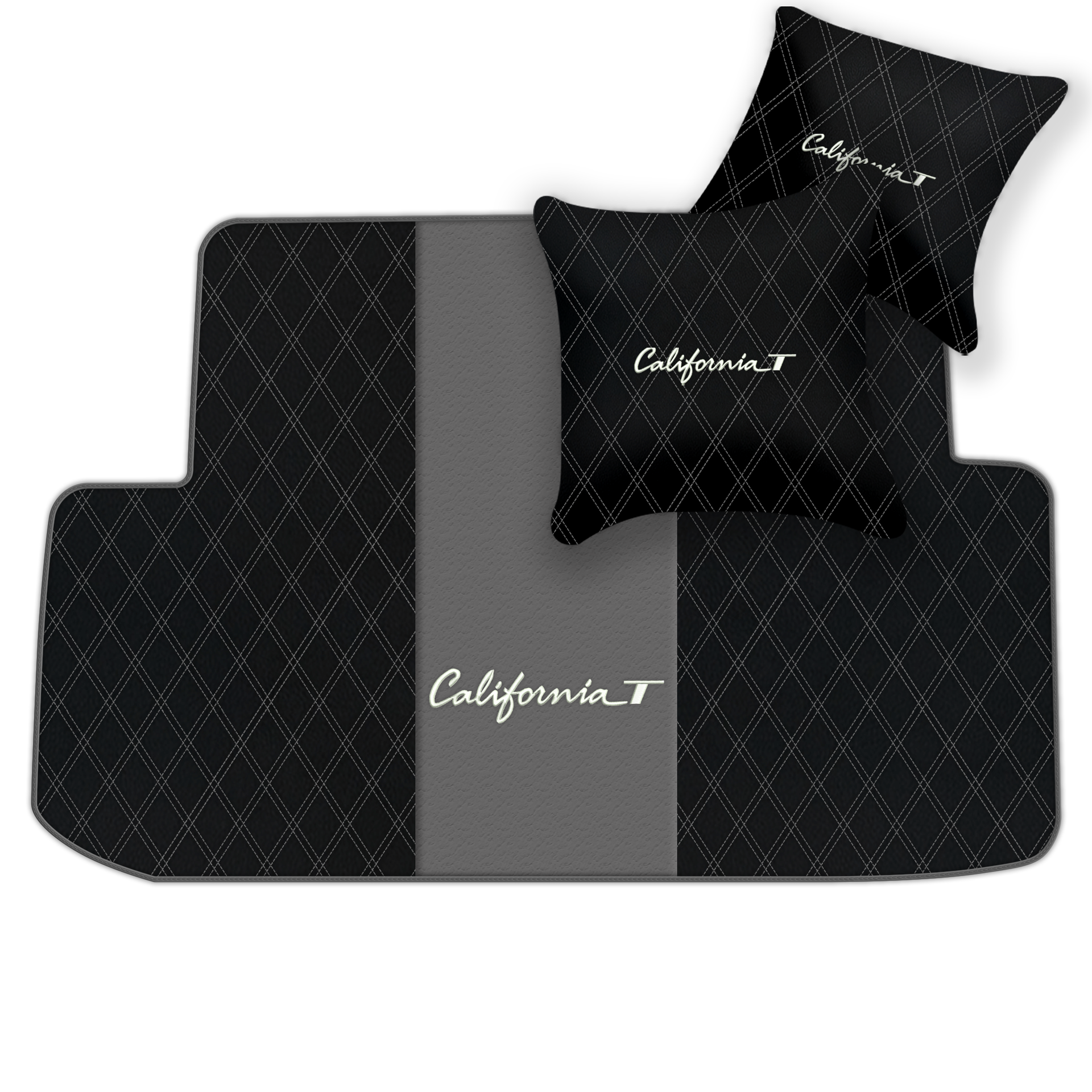 Tapis de voiture noirs pour Ferrari California T 2015–2018 - AutoWin