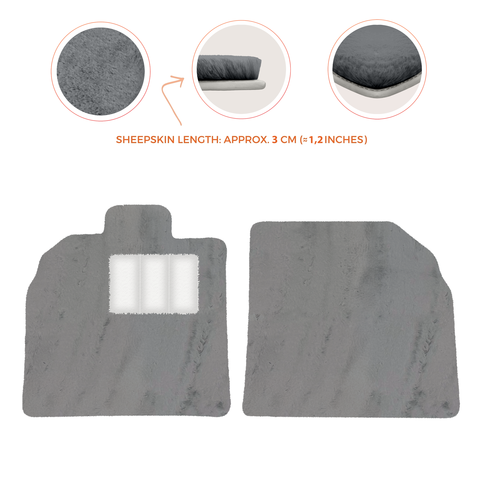 Customizable Black Floor Mats for Lamborghini Aventador SV | Orange Edition - AutoWin.EU