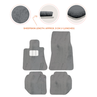 Premium Sheepskin Floor Mats for Bentley Continental GTC (2011-2018)